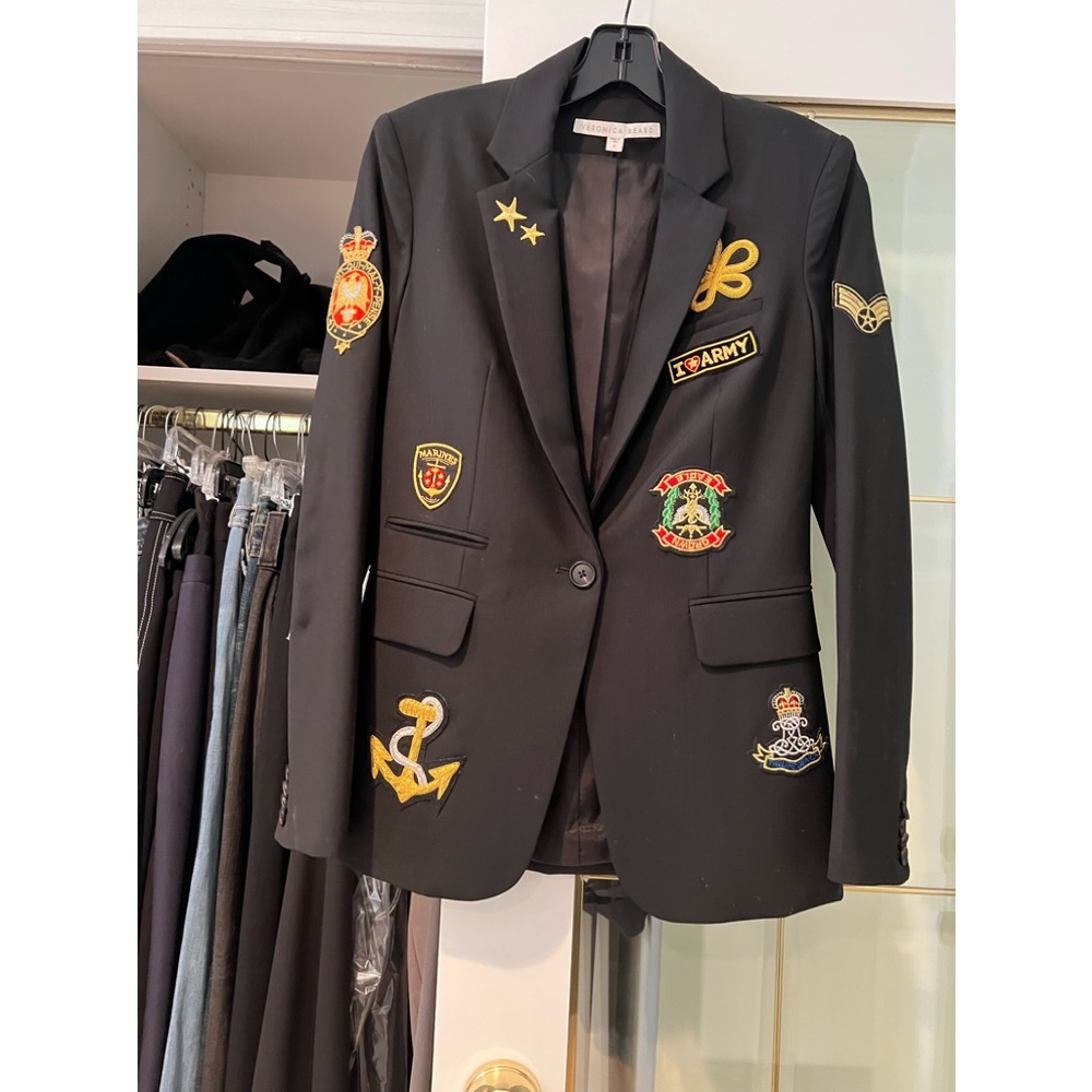 Veronica Beard, limited edition, black wool jacket, worn just once. Fun piece!